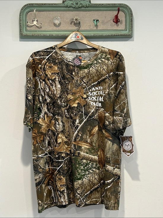 Anti Social Social Club Other - Anti Social Social Club Real Tree Collab hunt camo Short-Sleeve Tee Brown Green